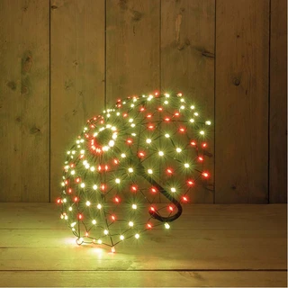 LED Paraplu Metaal Regenboog - 55x46 cm