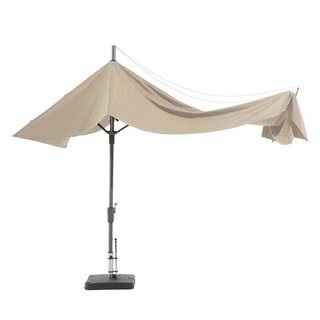 Madison Parasol Asymetric Sideway 360x220 cm - Ecru - afbeelding 2