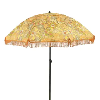 Parasol Bloem Bruin/Geel - Ø220 cm