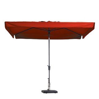 Madison Parasol Delos Luxe 200x300 cm - Brick Red