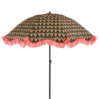 Parasol Hart Zwart/Bruin - Ø220 cm