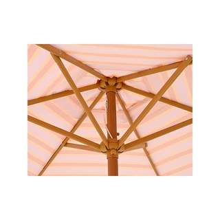 Decoris Parasol Franje Streep Lila - Ø180 cm - afbeelding 3