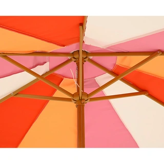Decoris Parasol Franje Streep Multi - Ø220 cm - afbeelding 4