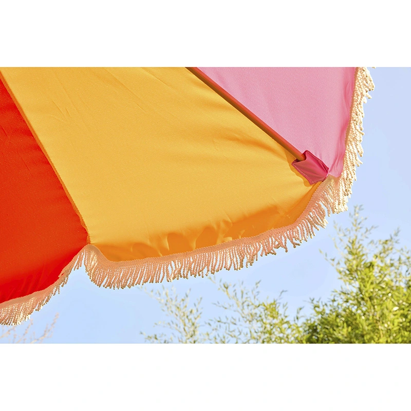 Decoris Parasol Franje Streep Multi - Ø220 cm - afbeelding 5