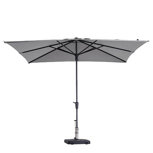 Madison Parasol Syros Luxe 280x280 cm - Lichtgrijs