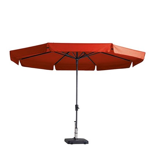 Madison Parasol Syros Luxe Ø350 cm - Brick Red