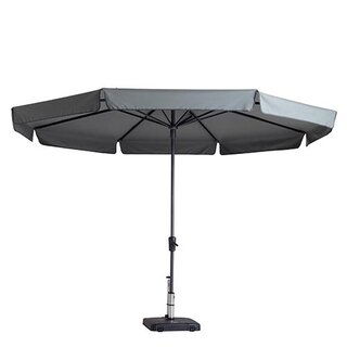 Madison Parasol Syros Luxe Ø350 cm - Lichtgrijs