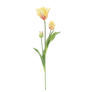Kunst Parrot Tulp 3x 71 cm - Geel | De Boet