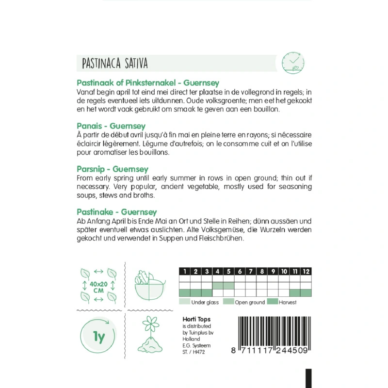Horti Tops Pastinaak Guernsey - afbeelding 2
