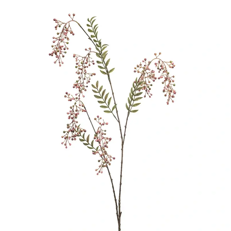 Kunsttak Pepper Berry Hanging Mauve - 130 cm