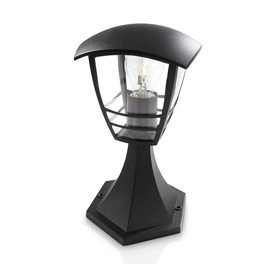 Philips myGarden Creek Sokkellamp Zwart - 30 cm