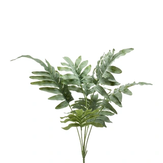Kunst Phlebodium bush grey/ green 67cm