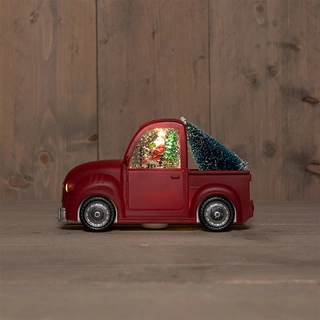 LED Auto met Glitterwater - 22,5x10x14 cm - afbeelding 2