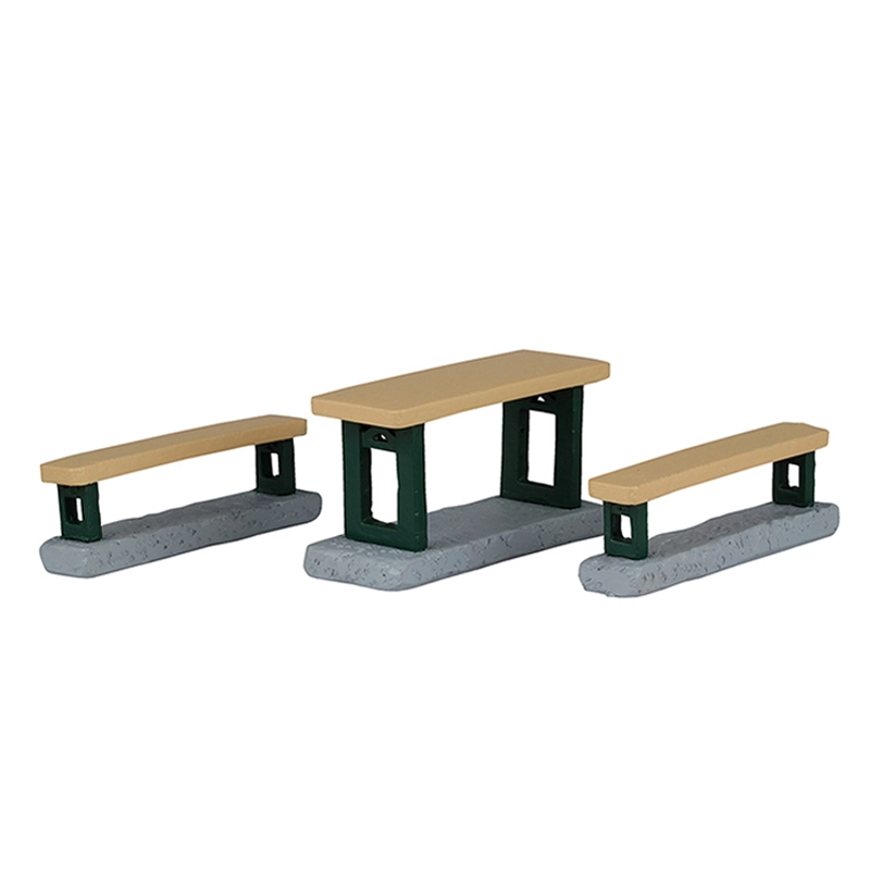 Lemax Picnic Benches - 3 st.