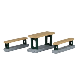 Lemax Picnic Benches - 3 st.