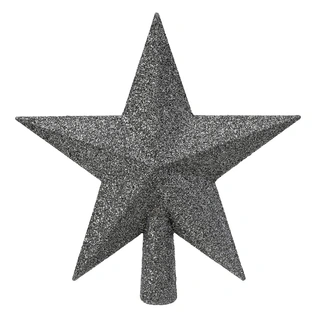 Piek Ster Glitter - Zacht Grijs