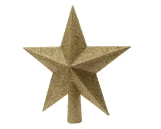 Piek Ster Glitter - Licht Goud