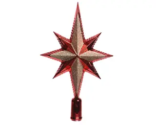 Piek Kerstster Glitter - Kerstrood
