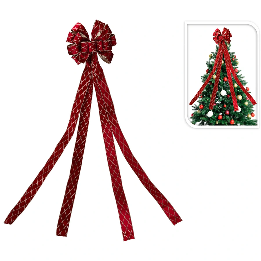 Piek Strik 130x33 cm - Rood Ruit