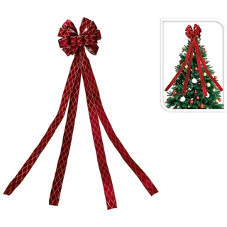 Piek Strik 130x33 cm - Rood Ruit