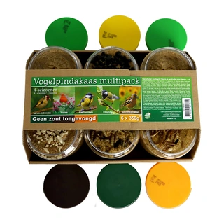 Pindakaas Vogel Multipack - 6x 350 gr - afbeelding 1