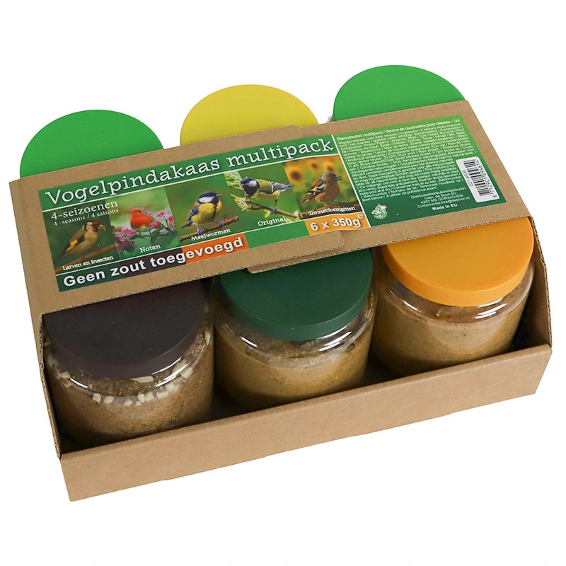 Pindakaas Vogel Multipack - 6x 350 gr - afbeelding 2