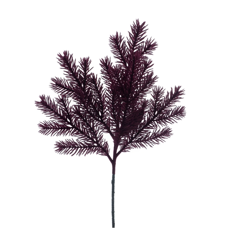 Kunsttak Pine Spray Heavy Bordeaux - 58 cm