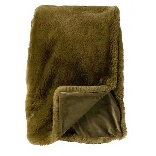 Dutch Decor Plaid Zinzi 140x180 cm Military Olive - afbeelding 1