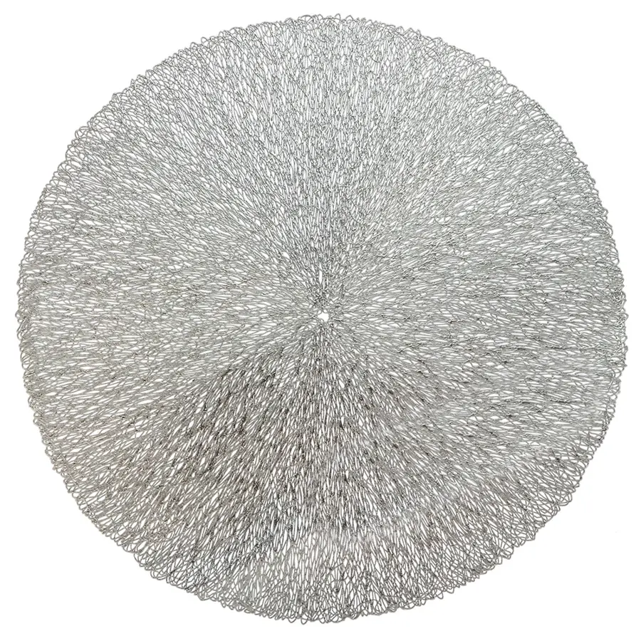 Unique Living  Placemat Ciara 38cm Ø silver