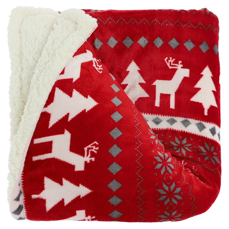 Unique Living Plaid Bing 130x160cm - Rood