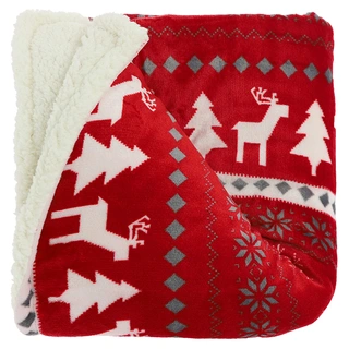 Unique Living Plaid Bing 130x160cm - Rood