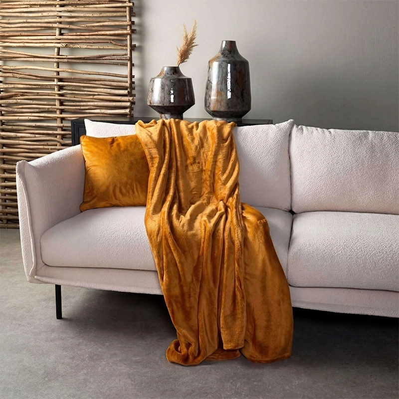 Dutch Decor Plaid Charlie 200x220 cm - Chai Tea - afbeelding 3