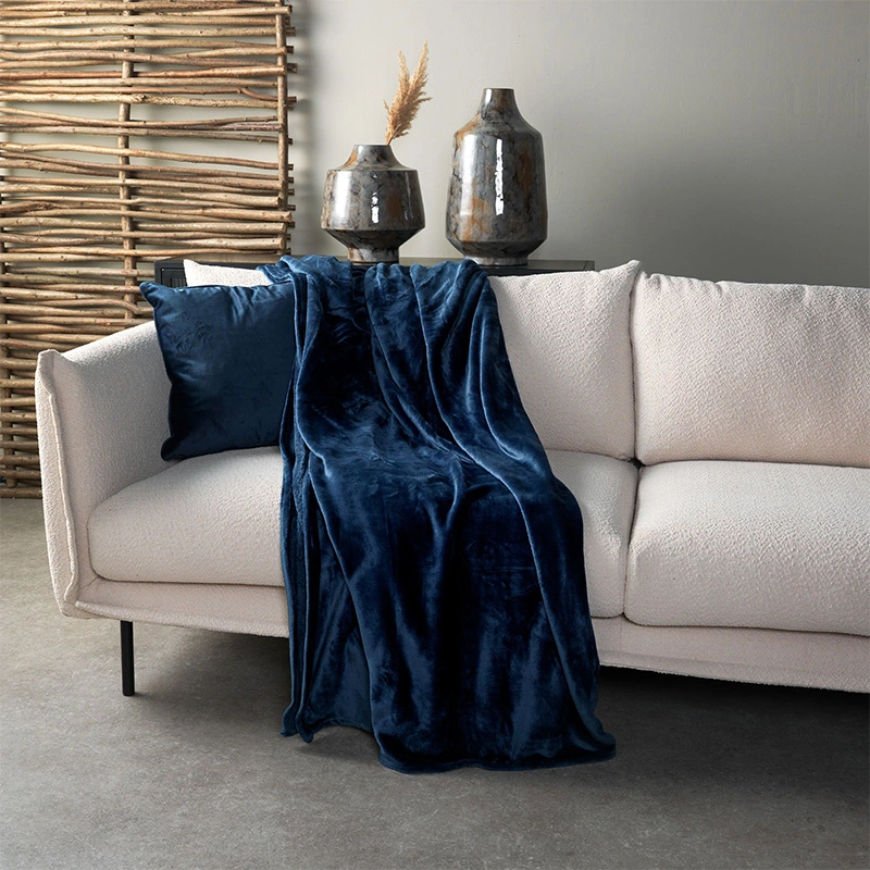 Dutch Decor Plaid Charlie 200x220 cm - Insignia Blue - afbeelding 3