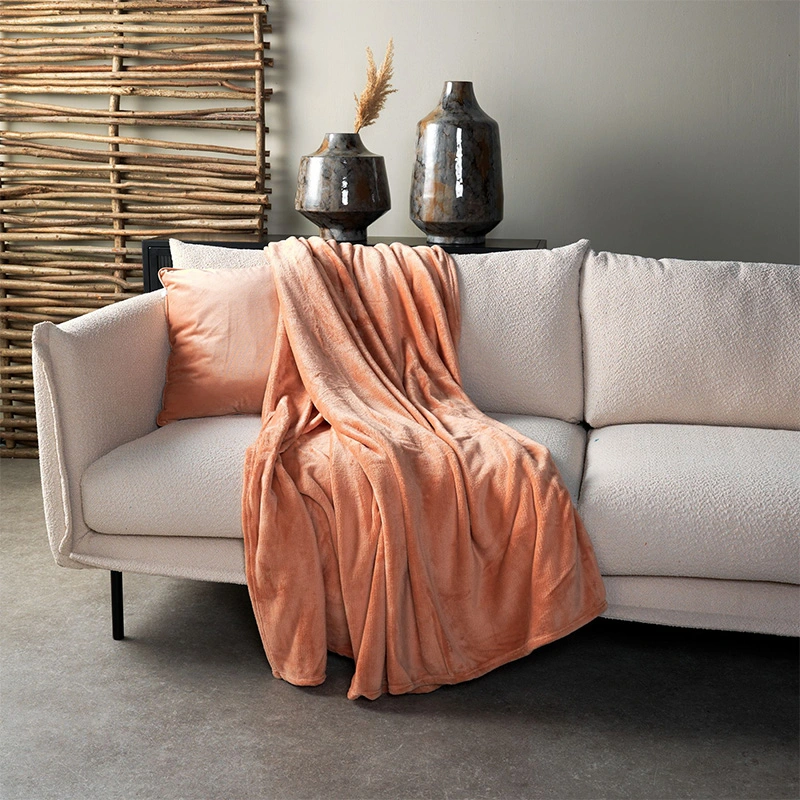 Dutch Decor Plaid Charlie 200x220 cm - Muted Clay - afbeelding 3