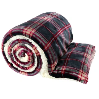 Unique Living Larsson Plaid 150x200cm - Dark Grey