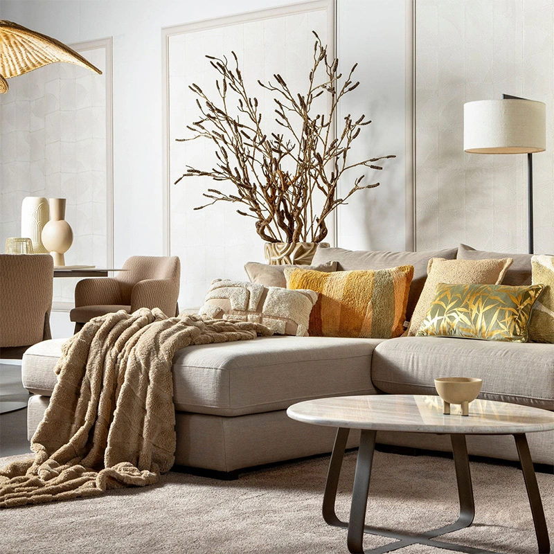 Dutch Decor Plaid Leslie 150x200 cm - Irish Cream - afbeelding 5