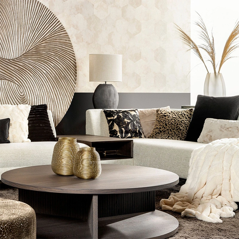 Dutch Decor Plaid Leslie 150x200 cm - Tofu - afbeelding 5