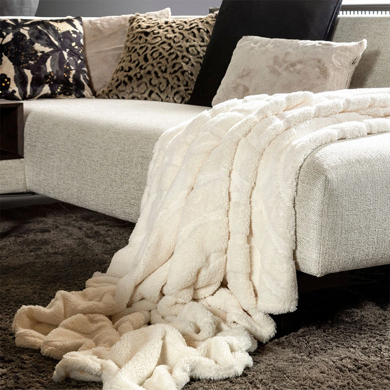 Dutch Decor Plaid Leslie 150x200 cm - Tofu - afbeelding 6