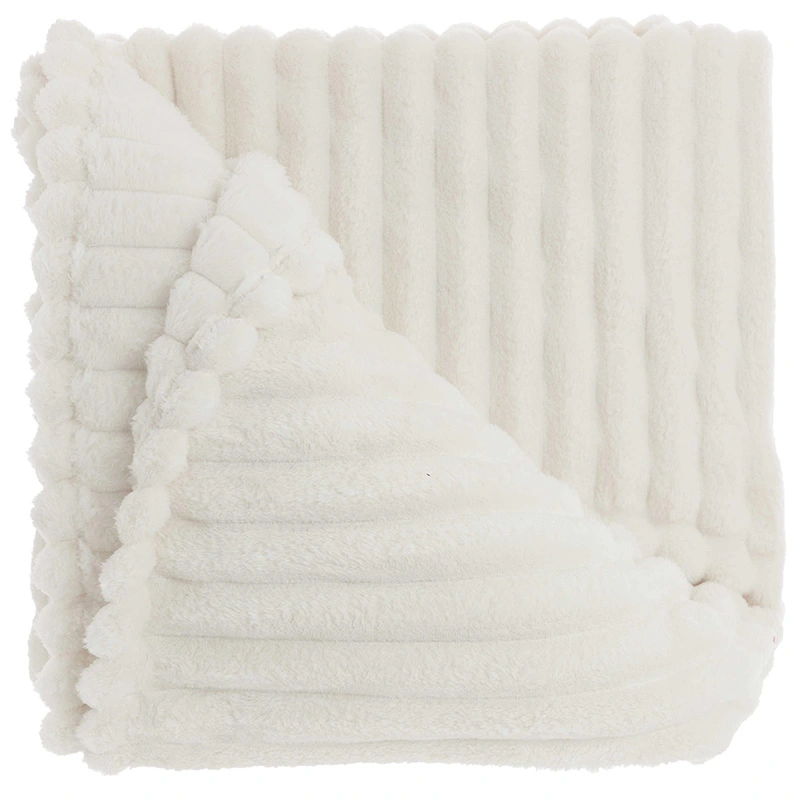 Unique Living Plaid Lex 150x200 - Dove White