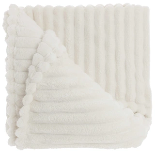 Unique Living Plaid Lex 150x200 - Dove White