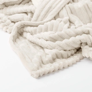 Dutch Decor Plaid Marthy 140x180 cm - Snow White - afbeelding 2