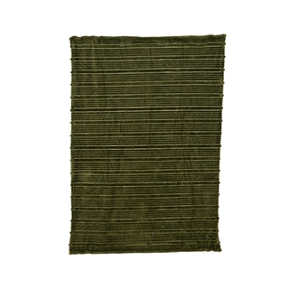 Kerstplaid Ribbel groen - afbeelding 2