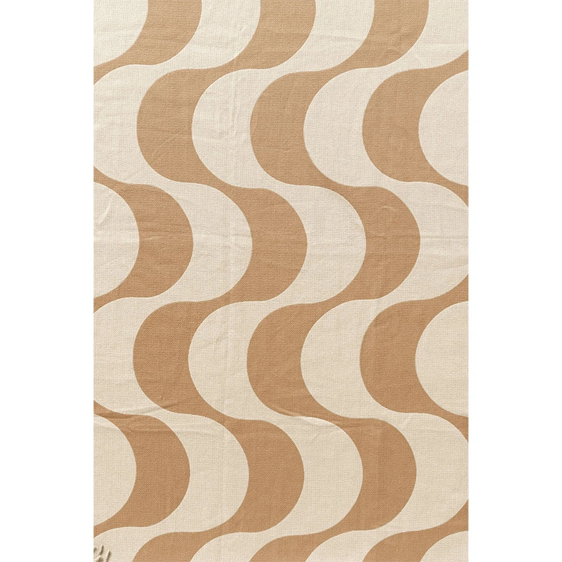 Dutch Decor Plaid Swirl 140x180 cm - Irish Cream - afbeelding 2