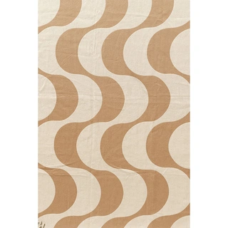 Dutch Decor Plaid Swirl 140x180 cm - Irish Cream - afbeelding 2