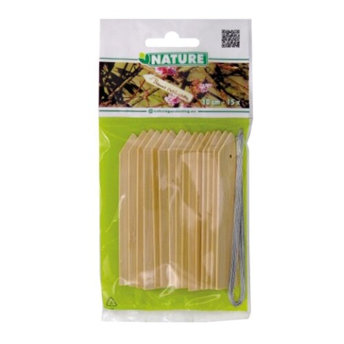 Nature Plantetiketten Bamboe 10 cm - 15 st. - afbeelding 3