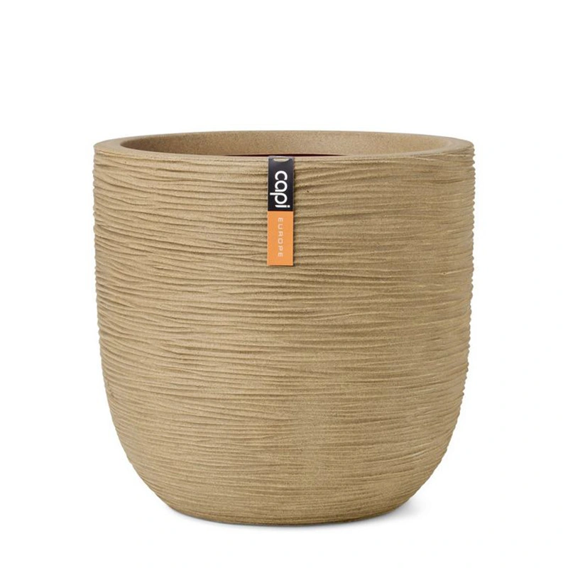 Capi Bloempot Bol Rib Ø35x34 cm - Beige
