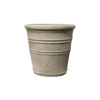 Kunststof Bloempot Rib Double Vintage Clay - Ø35x35 cm