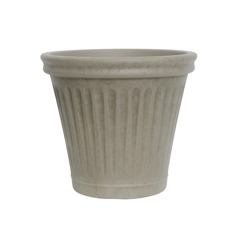 Kunststof Bloempot Planter Rib Vintage Clay - Ø45x40cm
