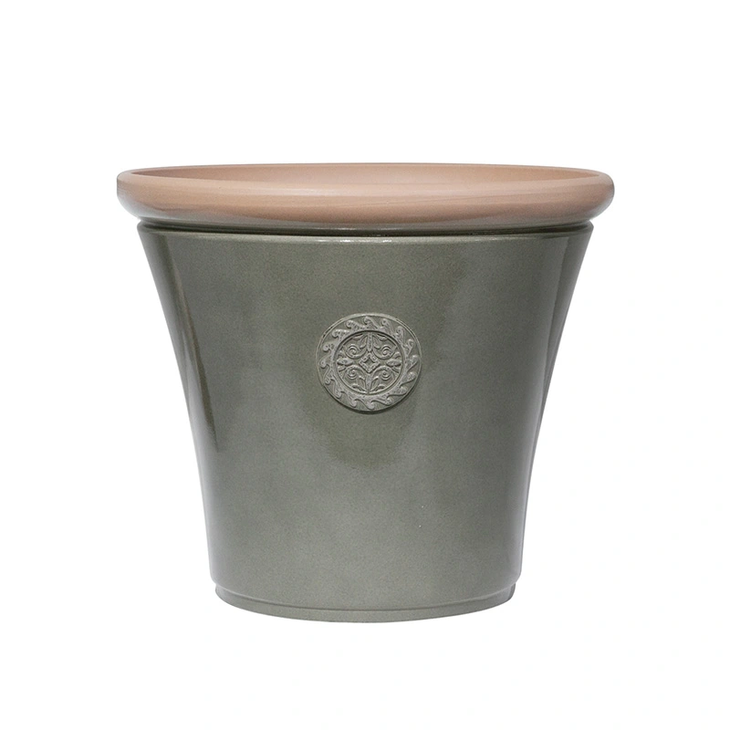 Kunststof Bloempot Tocane Dark Green - Ø45x40 cm