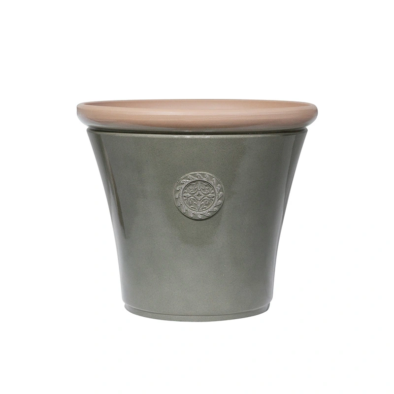 Kunststof Bloempot Tocane Dark Green - Ø40x35 cm